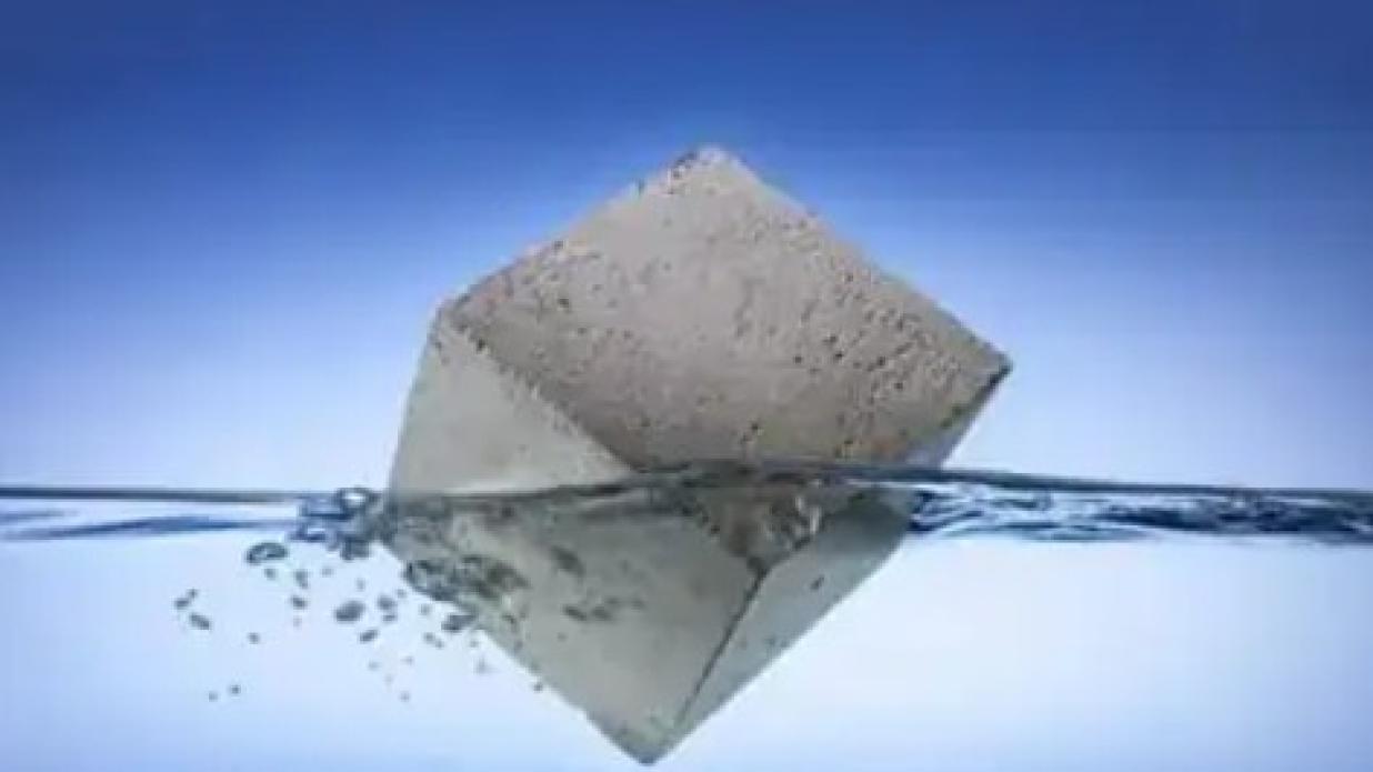 مقایسه چگالی هبلکس مشهد با چگالی آب