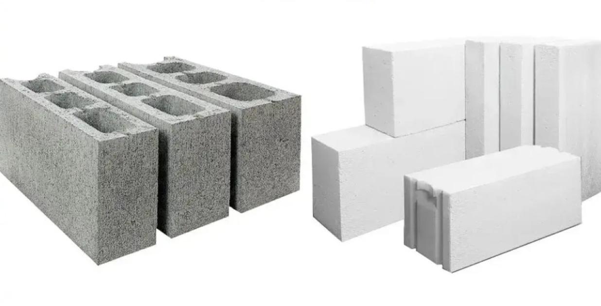 نمودار مقایسه بلوک هبلکس و بتنی